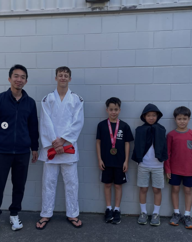 Quentin representing Hirose Judo Academy at his first judo competition