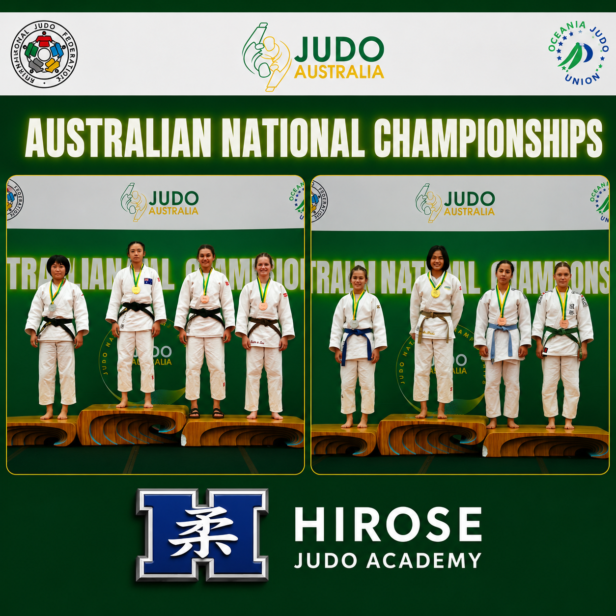 Hirose Judo Academy Athletes Shine at the 2026 Australian National Championships